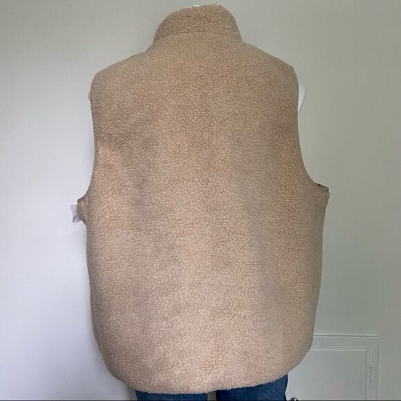 Target Sherpa Zip up Vest New - Picture 7 of 10